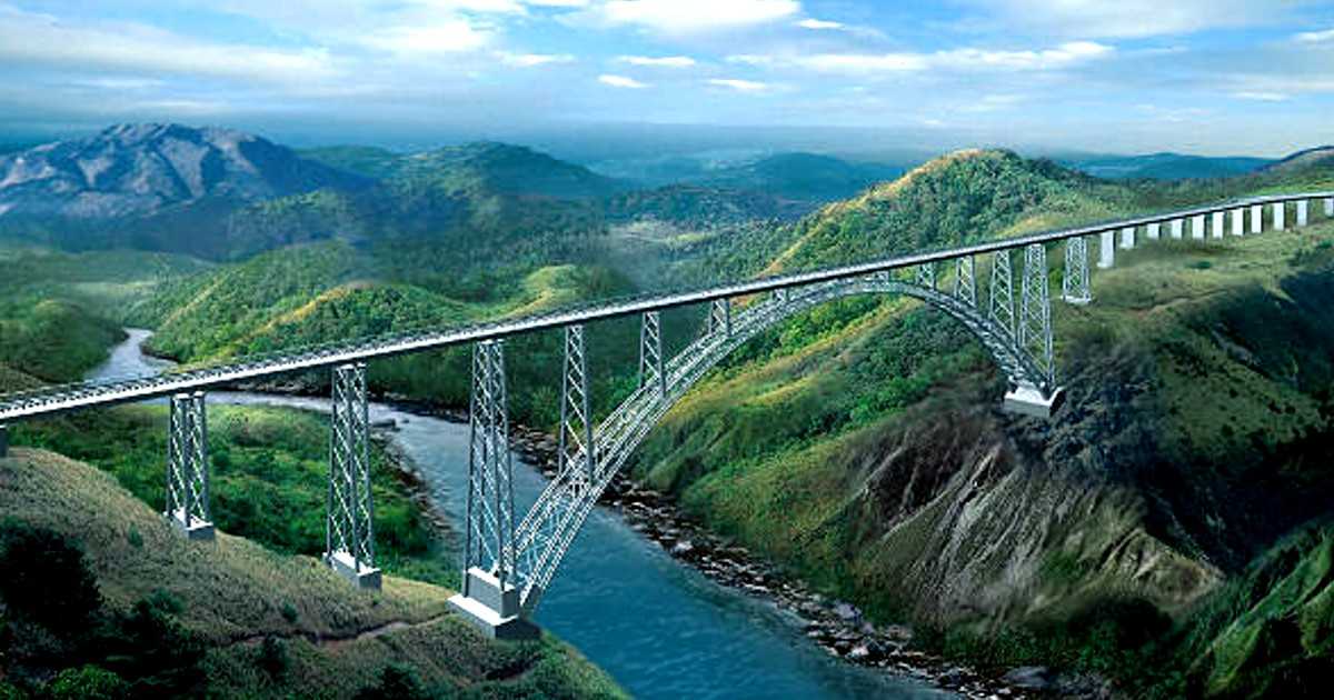 काश्मीरमध्ये जगातील सर्वांत उंच रेल्वे पूल 